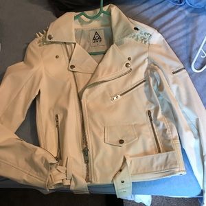 UNIF Leather Spiked Jacket